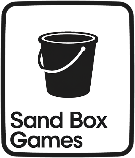 Icon for Sand box games (black)
